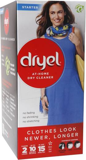 00984 The Onecare Company Inc At-home Dry Cleaning Starter Kit With Bag Breeze Clean Scent - 1