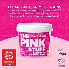 B01glv1i0i The Pink Stuff Miracle Cleaning Paste 500g