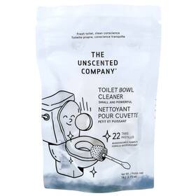 Unc00012 The Unscented Company Toilet Bowl Cleaner Fragrance Free 22 Tabs 2.75 Oz 78 G