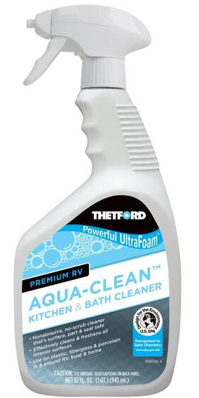 36971 Thetford 700115575515 Premium Rv Aqua-clean Kitchen And Bath Cleaner - Ultrafoam 32 Oz