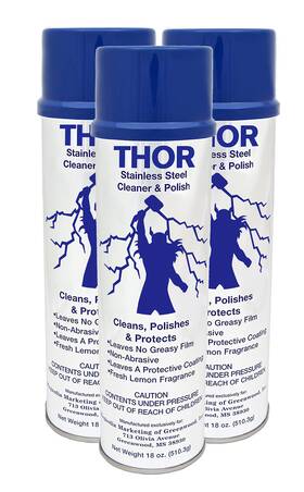 Thor 642782969122 18 Oz Stainless Steel Cleaner And Polish Clean