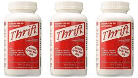 T-100 Thrift Drain Cleaner 756990983679 Alkaline Based 1-pound Granular 3- Pack