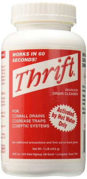 Gidds-ty-0400861 Thrift T-100 Alkaline Based 1-pound Granular Drain Cleaner Red