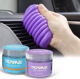 Tcg02bulepurple Ticarve 2pack Cleaning Gel For Car Putty Slime