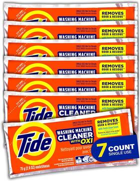 Tide 881115098843 Washing Machine Cleaner 7-count Single Use