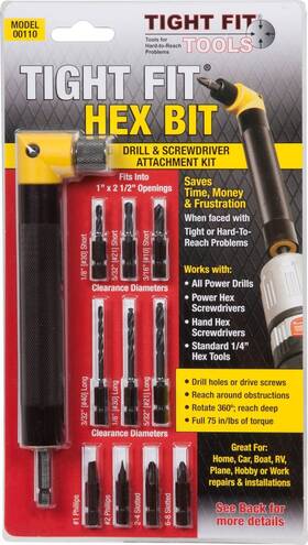 Tight Fit 853800002008 Christmas Special Tool Gift Right Angle Drill And Screwdriver Attachment T