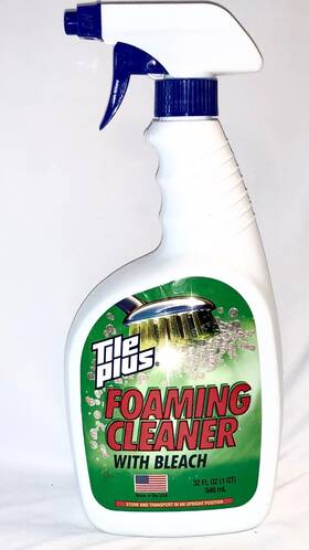 Tile Plus 072833121023 Foaming Cleaner With Bleach For Bathrooms 32 Fl. Oz