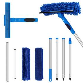 Cg412-db Timivo 67 Inch Squeegee Window Cleaner 2 In 1 Professional Cleaning Tool