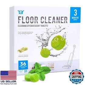 B0d22h13s2 Tineco Floor Cleaning Tablets For Ifloor Wet Dry Mop 36 Pack Lemongrass