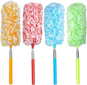 Tonmp 445049552555 4 Pcs Microfiber Hand Duster Washable Microfibre Cleaning Tool Extendable