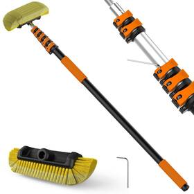 Tonyingo 750872342615 Telescopic Car Wash Brush With Handle 312 Ft Dual Lock For Vehicle Cleaning
