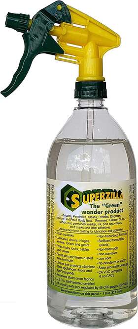 Topduck Products 313036483458 Superzilla Powerful All-purpose Cleaner And Lubricator 1-liter Spray Bottle