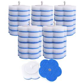 Top2 Topo Bear Toilet Bowl Wand Refills 32 Pcs Disposable Brush Cleaning Sponges Head