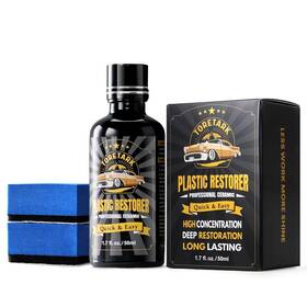 Slfxj001 Toretark Plastic Trim Restorer For Cars Black Highly