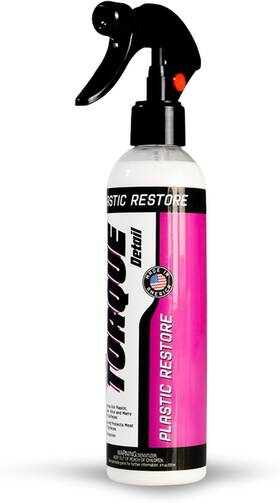 Torque Detail 313106671686 Plastic And Trim Restorer Spray Restores Shines Protects