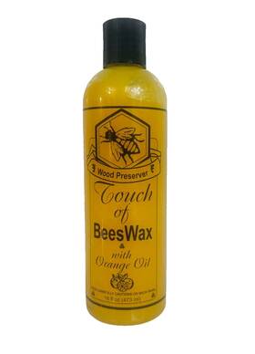 23353 Touch Of Bees Wax Beeswax Wood Preserver With Orange Oil And Carnuba 16 Oz