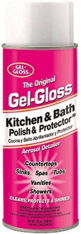 Ga-12 Tr Industries Original Gel Gloss Kitchen And Bath Polish Protector 12oz. Aerosol Can Pin