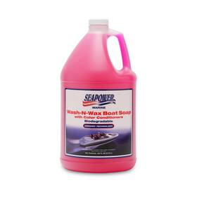 Soap-biodegradeable-1 Tr Sws-128 Industries Seapower Marine Wash-n-wax Boat