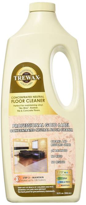 32-fluid Trewax 070755500322 Professional Gold Label Concentrated Neutral Floor Cleaner Ounce