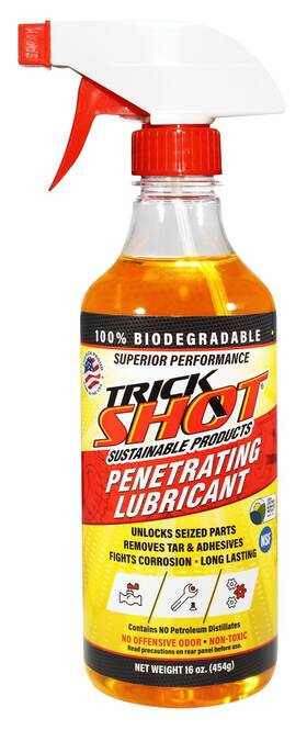 Tspl16ozsbsh Trickshot Penetrating Lubricant Non-toxic Oil Eco-friendly Non-flammable Food Grade And Biodegr