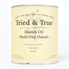2d-64 Tried & True Danish Oil Quart - Pure Polymerized Linseed Wood Finish Ideal For Furni