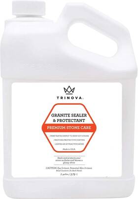 Trinova 073905333283 Granite Sealer And Protector Gallon Refill- Made In Usa Best Stone Polish Pro