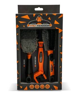 Tru-tension 724022033241 Ultimate Motorcycle Brush Kit 3 Piece For Race Road Off-road Bikes Tools