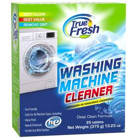 True Fresh 659355520659 Washing Machine Cleaner Tablets 25-pack - Deep Cleaning Washer Cle