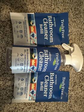 Truly Free 810078180036 2-pack Trulyfree Bathroom Cleaner - Cleaning Spray For Toilet Sink Tub Sh