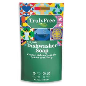Truly Free 810078180111 Automatic Dishwasher Detergent Powder Concentrated Dishwashing Dish So
