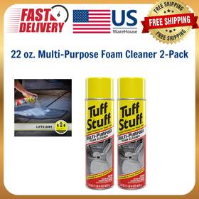 00350 Tuff Stuff 2 Pack Multi Purpose Foam Cleaner For Deep Cleaning Of Car Interior