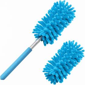 Hp0016bu Tukuos Microfiber Duster For Cleaning Hand Washable Dusters With 2pcs Replaceab