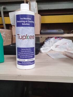 Tupkee 854395007416 Ice Machine Descaling Cleaning Solution 4 Uses Per Bottle 878 Jj