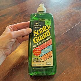 Turtle Wax Scratch Guard 074660018538 1987 Non-abrasive Bath And Kitchen Cleaner 26 Fl Oz Htf
