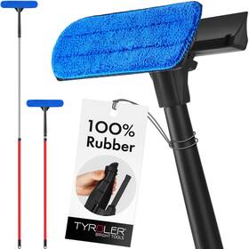 Highwindow2021 Tyroler Bright Tools 2-in-1 High Window Cleaner Tool With 4.5 To 7.5 Ft Extendable Handle