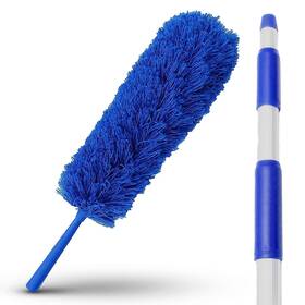 U.s. Duster Company Dust Free Solutions 609239362356 Spider Web Brush With Pole Chenille Extension Aluminum Rod