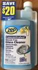 U38101 Zep Glass Cleaner Concentrate Bottle Makes Quarts Window 021709021370