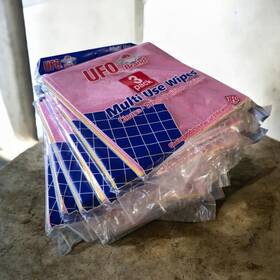Ufo Brand 724082001341 Multi Use Wipes For Cleaning Drying Polishing Shining