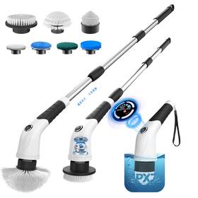 Ipx7 Ufou 715968960913 Cordless Electric Spin Scrubber Waterproof Rechargeable Power Cleaning B