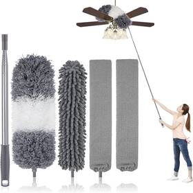 Uimo 313037578535 Dusters For Cleaning Retractable Microfiber Gap Dust Cleaner With Extension Pol