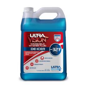 Ultra 1plus 810111115537 De-icer Windshield Washer Fluid - Advanced Formula For Winter Driving Clear