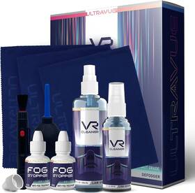 Ultravue 781159790317 Vr Cleaning Kit And Anti-fog Treatment - Includes Cleaner Gel Sprays Microfi