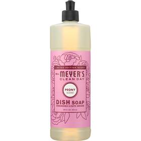 14023 Unfi Mrs Meyers Clean Day Dish Soap Peony Scent 16 Oz