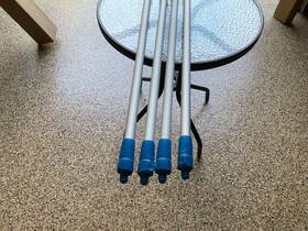 Unger 761475976503 Lock-on 48 Inch Water Flow Pole Compatible With System Bundle Of Four