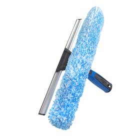 Unger 761475981644 Professional 2-in-1 Squeegee And Scrubber - 14 Inch Window Cleaning Tool