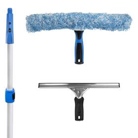 Unger 761475988902 Professional Total Kit Window Cleaning All-in Washing Squee