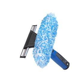 981600 Unger 2-in-1 Window Squeegee And Scrubber Tool For Home Commercial Cleaning