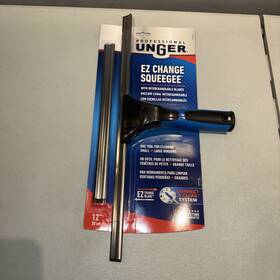 985610 Unger New Professional Ez Change Squeegee 18 Inch 12 Stainless Steel Window Cleaner