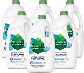 10732913221704 Unilever Dishwasher Detergent Gel For Sparkling Dishes Free And Clear Fragrance 42 Oz