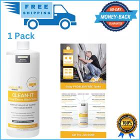 Unique 696578964648 Clean-it Rv Black Tank Cleaner Liquid Enzyme Deep Digests Waste